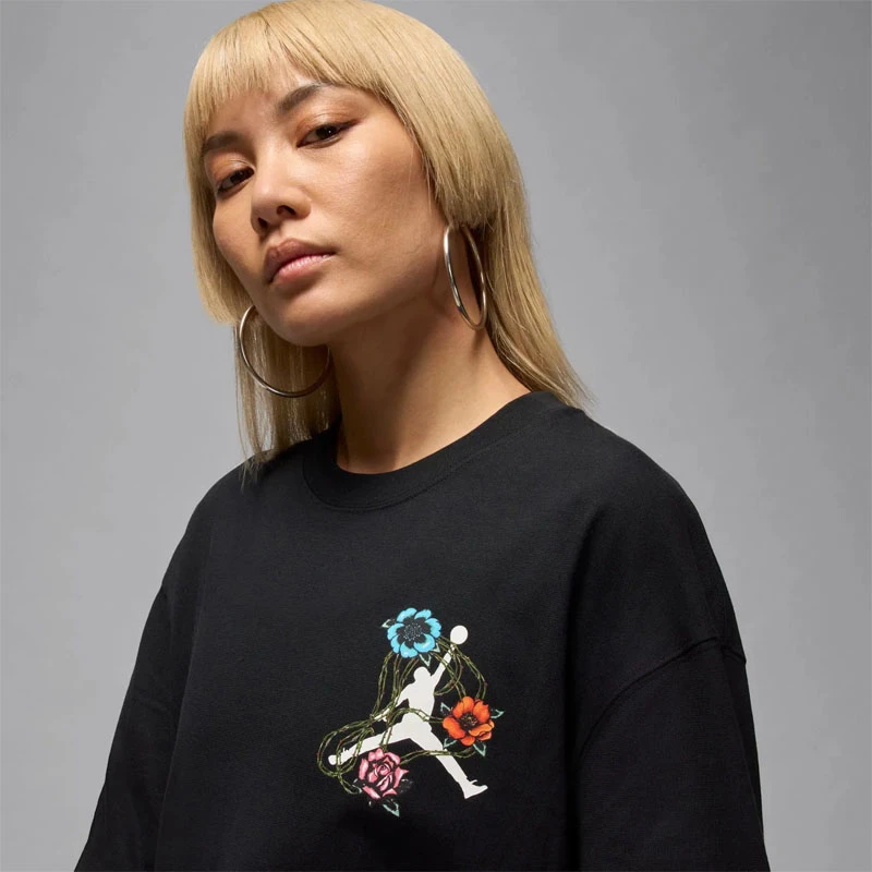 Дамска Тениска Nike W J FLT SS OS GFX TEE FLW - IH2382-010